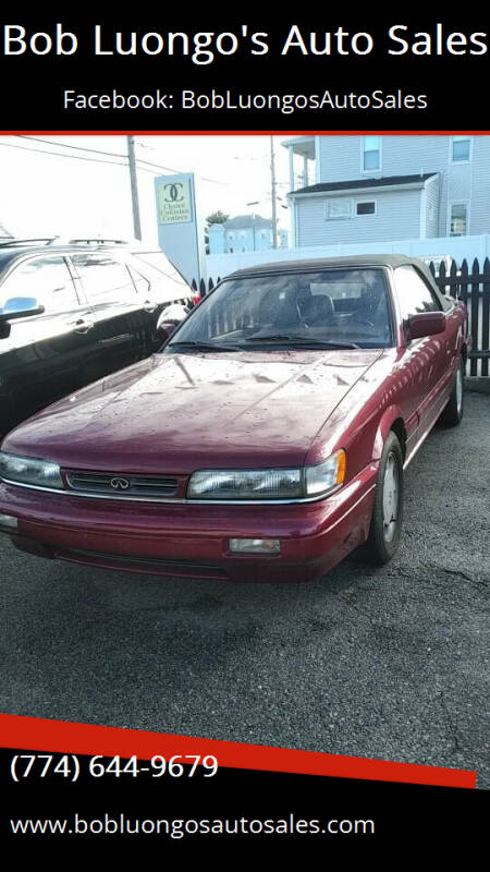 1992 Infiniti M30 for sale at Bob Luongo's Auto Sales in Fall River MA