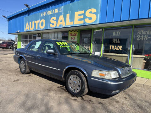 2008 Mercury Grand Marquis for sale at Affordable Auto Sales of Michigan in Pontiac MI