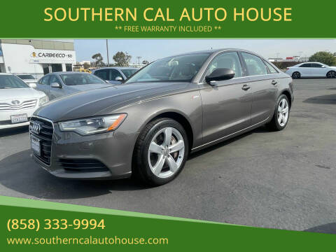 2012 Audi A6 for sale at SOUTHERN CAL AUTO HOUSE in San Diego CA