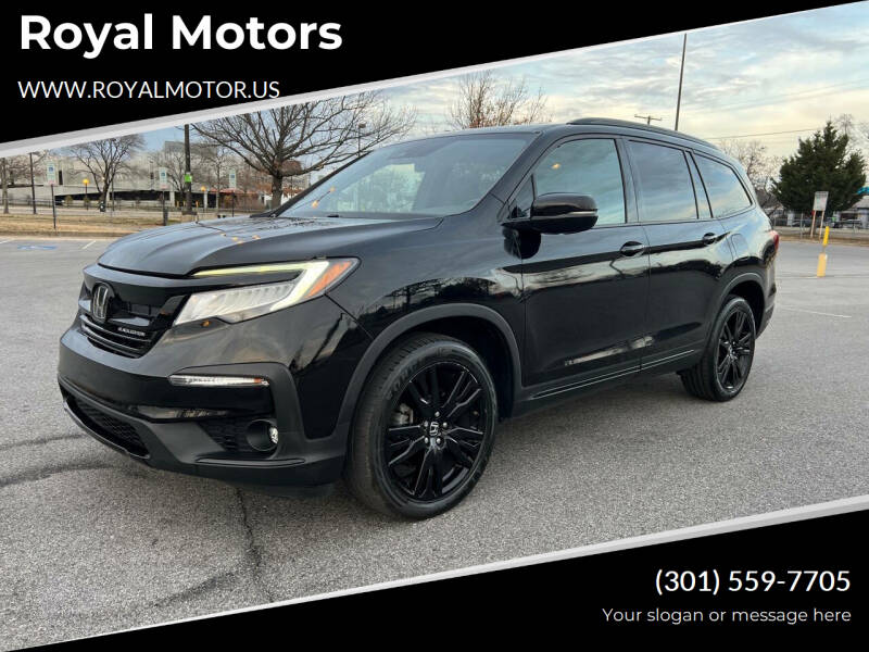 2020 Honda Pilot for sale at Royal Motors in Hyattsville MD