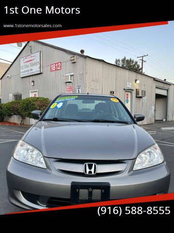 2004 Honda Civic for sale at 1st One Motors in Sacramento CA