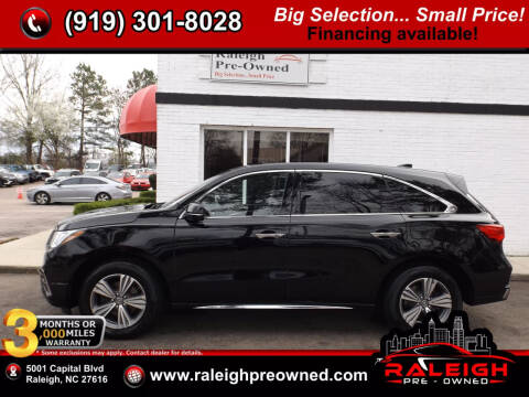 2020 Acura MDX for sale at Raleigh Pre-Owned in Raleigh NC