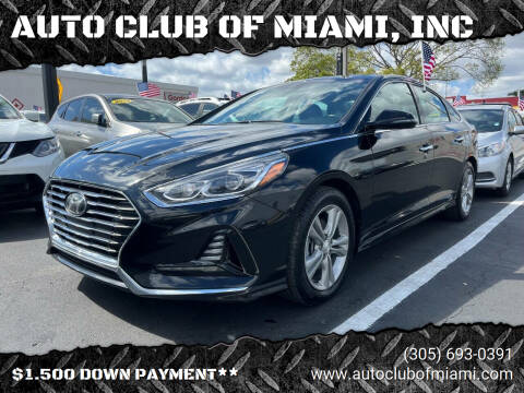 2018 Hyundai Sonata for sale at AUTO CLUB OF MIAMI, INC in Miami FL