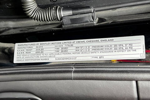 2017 Bentley Bentayga W12