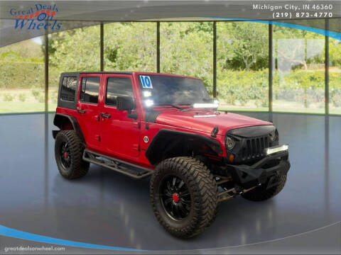 2010 Jeep Wrangler Unlimited for sale at GREAT DEALS ON WHEELS in Michigan City IN