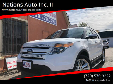 Ford Explorer For Sale In Denver Co Nations Auto Inc Ii