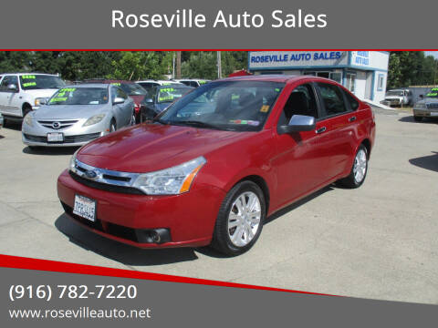 2010 Ford Focus for sale at Roseville Auto Sales in Roseville CA