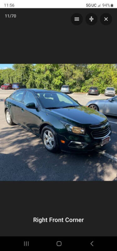 2015 Chevrolet Cruze for sale at Jeffreys Auto Resale, Inc in Clinton Township MI