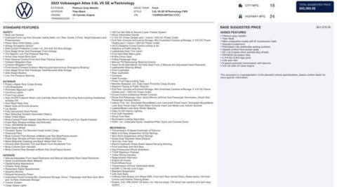 2023 Volkswagen Atlas V6 SE