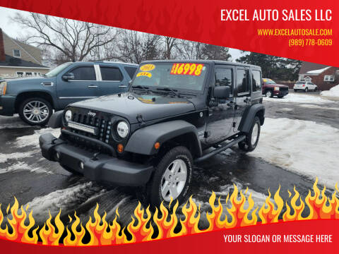 2013 Jeep Wrangler Unlimited for sale at Excel Auto Sales LLC in Kawkawlin MI