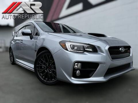 2015 Subaru WRX for sale at Auto Republic Fullerton in Fullerton CA