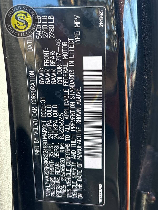 2019 Volvo XC60 T6 Momentum