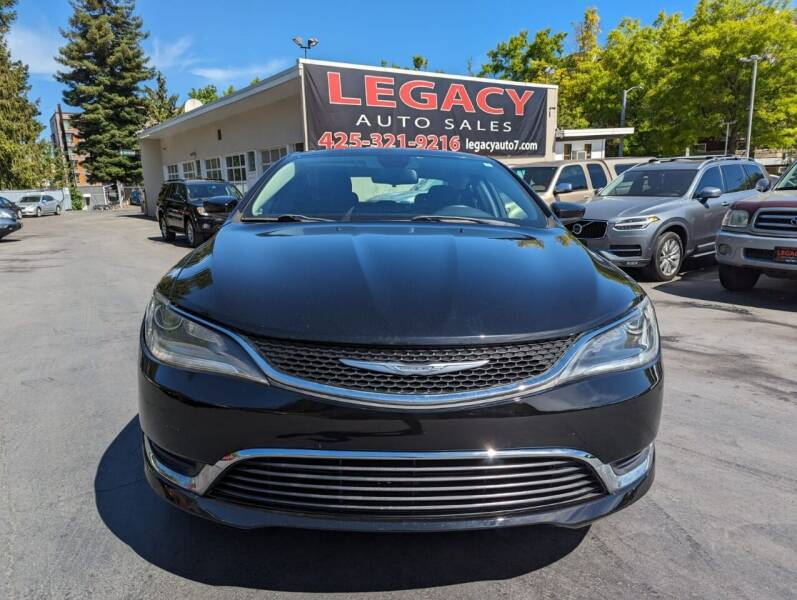 2015 Chrysler 200 for sale at Legacy Auto Sales LLC in Seattle WA
