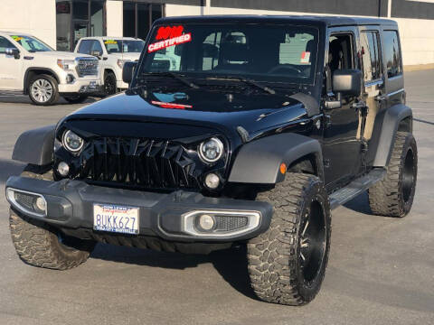 2018 Jeep Wrangler JK Unlimited for sale at Dow Lewis Motors in Yuba City CA