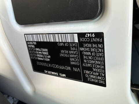 2019 Freightliner Sprinter