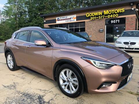 2017 Infiniti QX30 for sale at Godwin Motors in Silver Spring MD