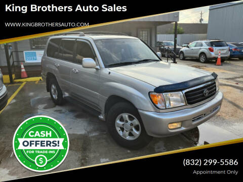 1999 Toyota Land Cruiser for sale at King Brothers Auto Sales in Houston TX