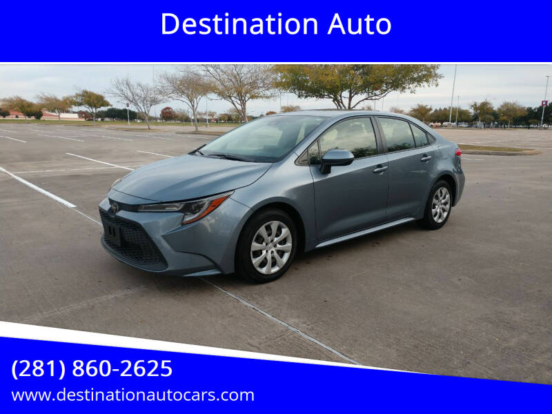2020 Toyota Corolla for sale at Destination Auto in Stafford TX