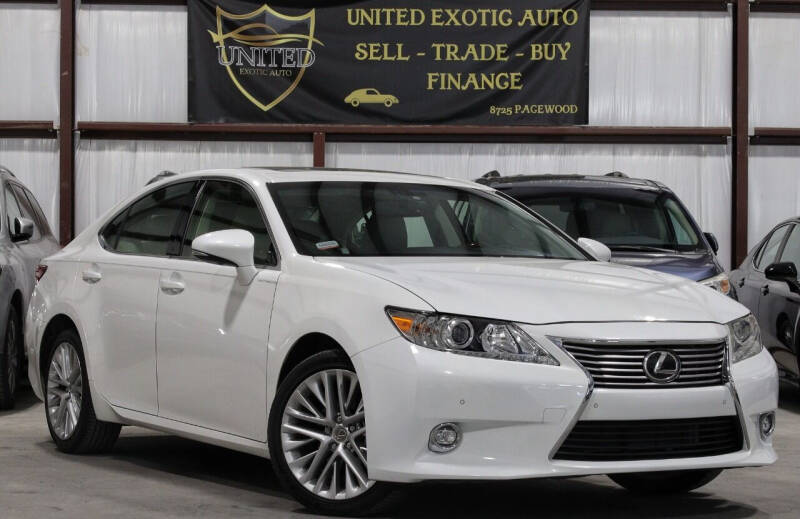 2014 Lexus ES 350 for sale at United Exotic Auto in Houston TX