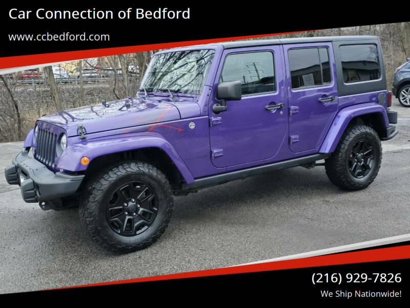 2016 Jeep Wrangler Unlimited for sale at Car Connection of Bedford in Bedford OH