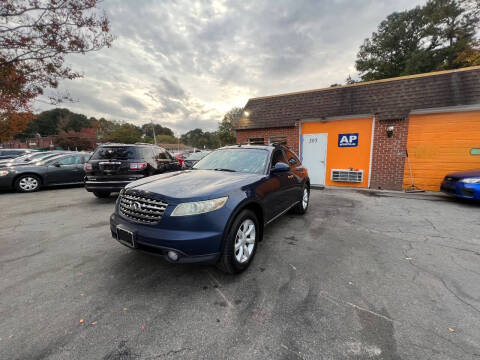 2005 Infiniti FX35 for sale at AP Automotive in Cary NC