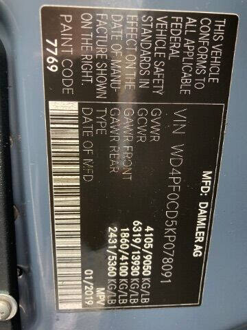 2019 Mercedes-Benz Sprinter