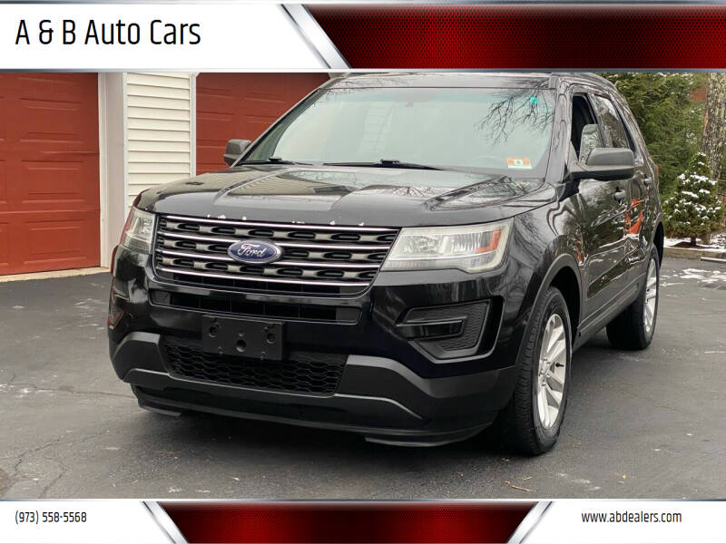 2016 Ford Explorer for sale at A & B Auto Cars in Newark NJ