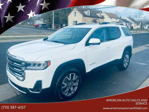 2020 GMC Acadia for sale at AMERICAN AUTO SALES AND SERVICE in Marshfield WI