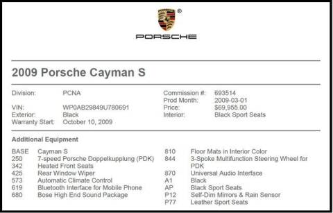2009 Porsche Cayman for sale at RAC Performance in Carrollton TX