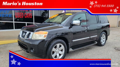 2012 Nissan Armada for sale at Mario's Houston in Houston TX