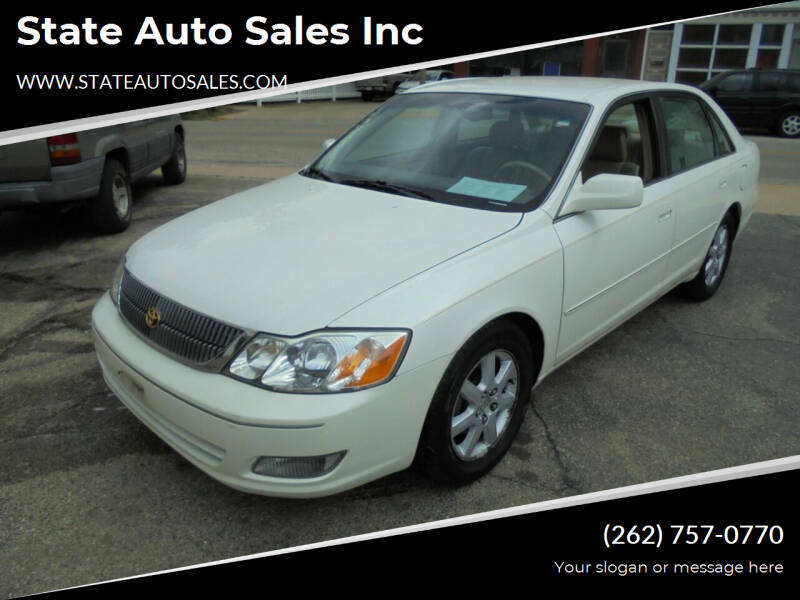 2000 Toyota Avalon for sale at State Auto Sales Inc in Burlington WI