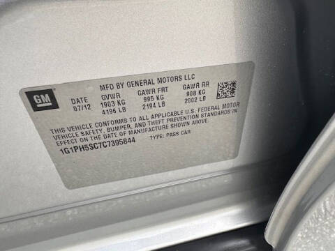 2012 Chevrolet Cruze LTZ