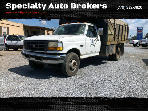 1995 Ford F-450 for sale at Specialty Auto Brokers in Cartersville GA