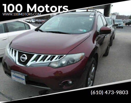 2009 Nissan Murano for sale at 100 Motors in Bechtelsville PA