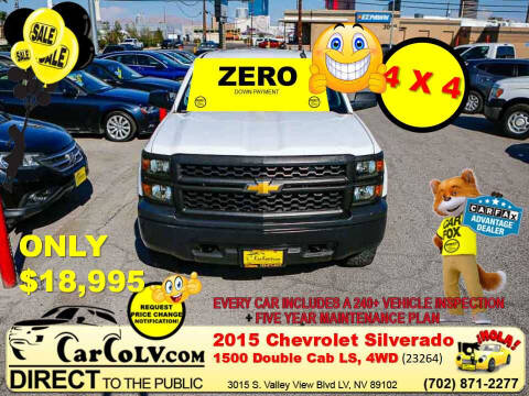 2015 Chevrolet Silverado 1500 for sale at The Car Company in Las Vegas NV
