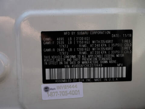 2019 Subaru Outback 2.5i Premium