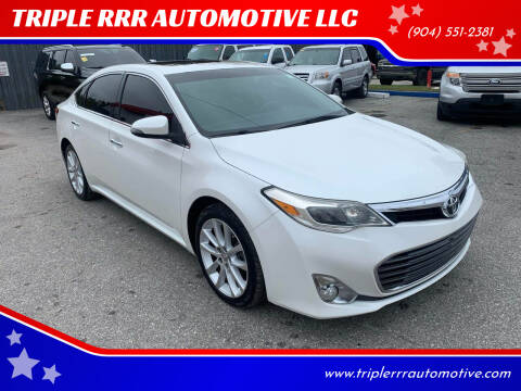 2013 Toyota Avalon for sale at TRIPLE RRR AUTOMOTIVE LLC in Jacksonville FL