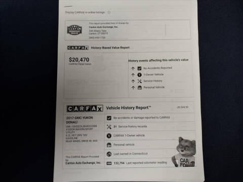 2017 GMC Yukon Denali