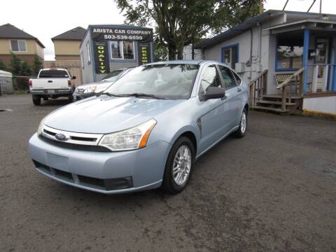 2008 Ford Focus for sale at ARISTA CAR COMPANY LLC in Portland OR