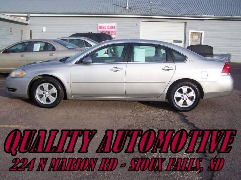 2007 Chevrolet Impala for sale at Quality Automotive in Sioux Falls SD