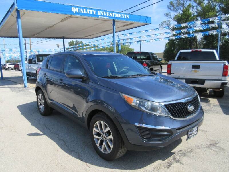 2016 Kia Sportage for sale at Quality Investments in Tyler TX