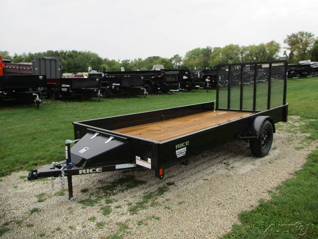 2023 Rice Trailers Single Axle Utility SST7614