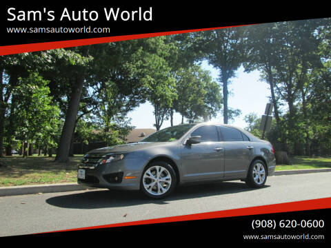 2012 Ford Fusion for sale at Sam's Auto World in Roselle NJ
