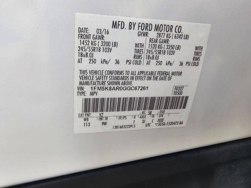 2016 Ford Explorer Police Interceptor Utility