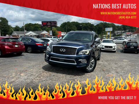 2015 Infiniti QX80 for sale at Nations Best Autos in Decatur GA