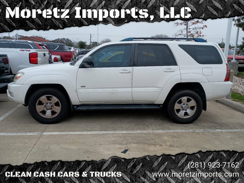 2005 Toyota 4Runner for sale at Moretz Imports, LLC in Spring TX