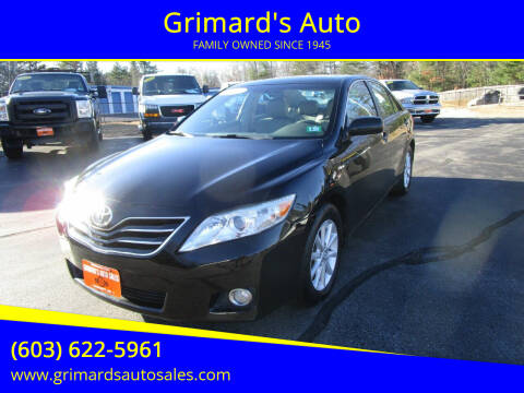 2011 Toyota Camry for sale at Grimard's Auto in Hooksett NH