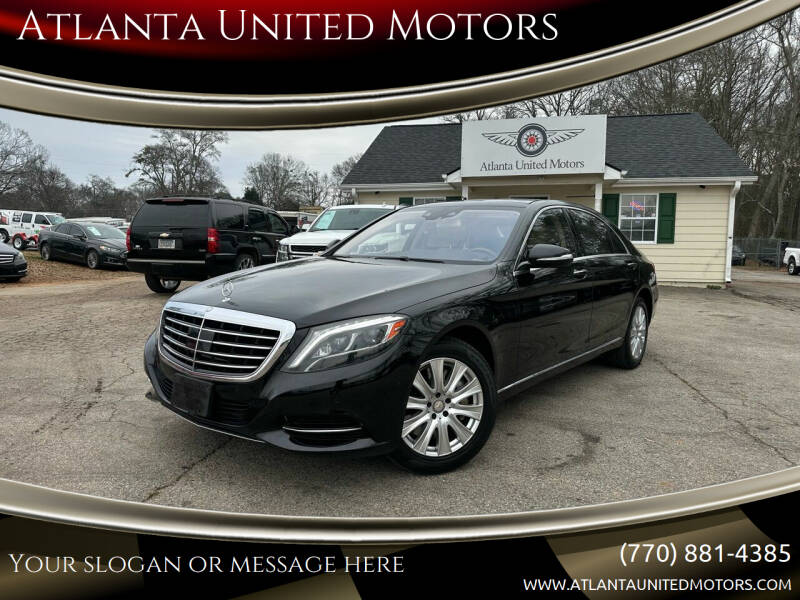 2014 Mercedes-Benz S-Class for sale at Atlanta United Motors in Jefferson GA