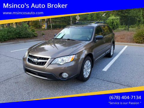 2008 Subaru Outback for sale at Msinco's Auto Broker in Snellville GA