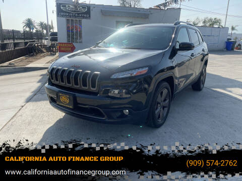 2016 Jeep Cherokee for sale at CALIFORNIA AUTO FINANCE GROUP in Fontana CA